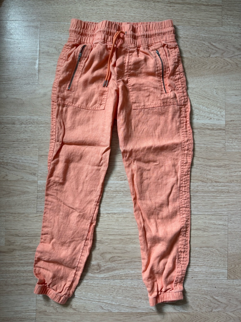 Athleta Retreat Linen Jogger - Cactus Peach - Picture 3 of 6